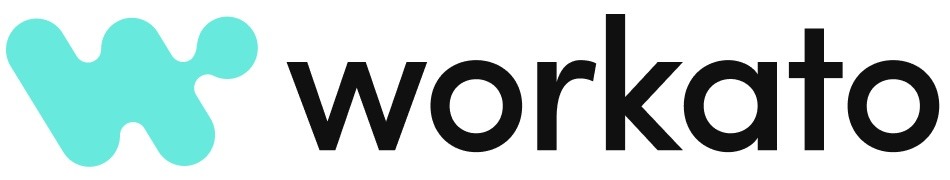 Workato software automation consulting logo in black and light green